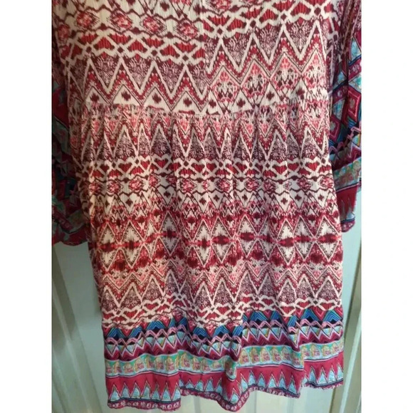Michael Michael Kors Top Multicolored Boho Tassels Sz S Bust 34 Length 30 - Picture 7 of 9